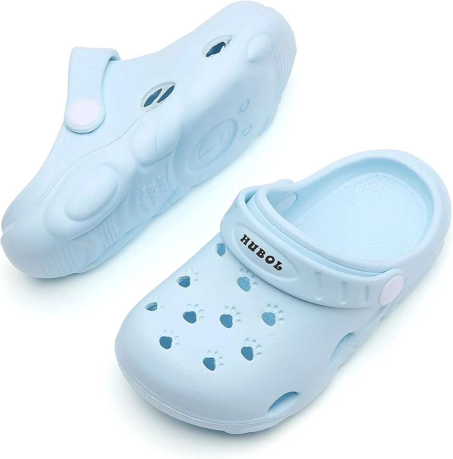 YUKTOPA Children's Garden Clogs Shoes Toddler Little Kid Sandals Slippers Breathable Beach Shower Shoes