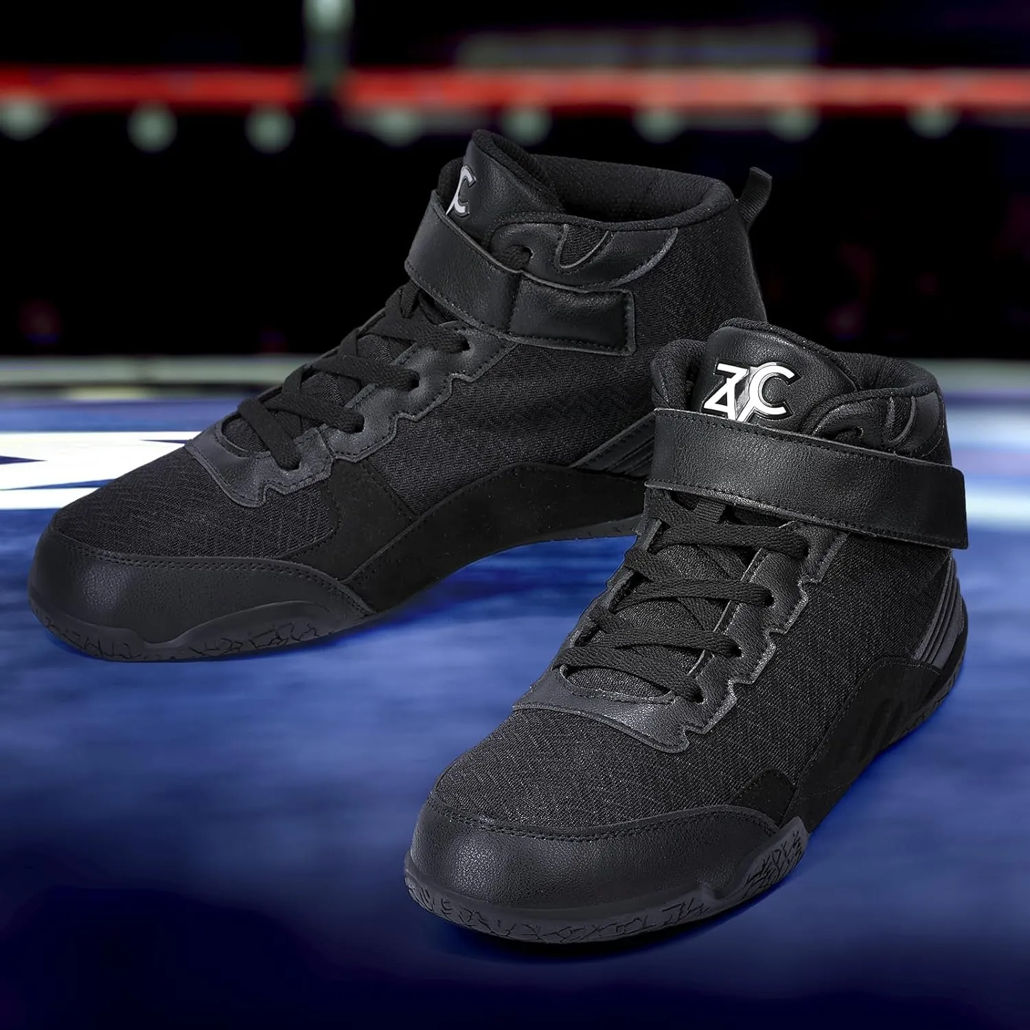 ZVC Wrestling Shoes Men Boxing Shoes for Fighting Shoes Powerlifting Bodybuilding Boots Footwear